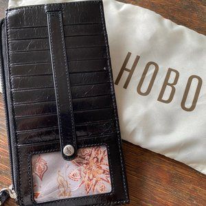 HOBO Black Euro Slide Wallet